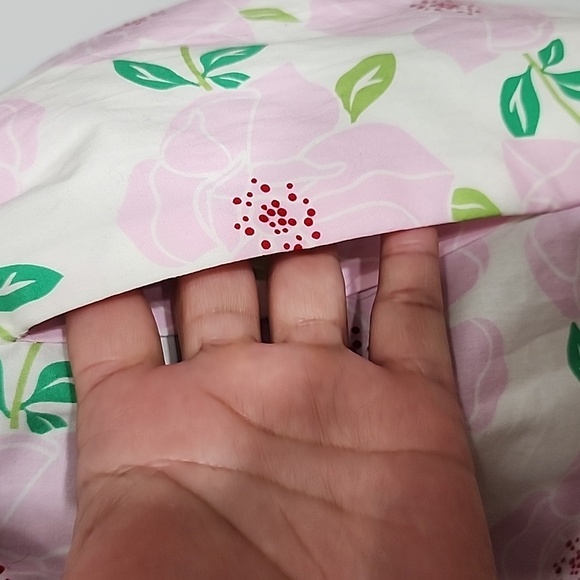 Draper James RSVP Puff Sleeve Shirt Dress Pink Floral Size M Medium Tie‎ Waist - Picture 12 of 16